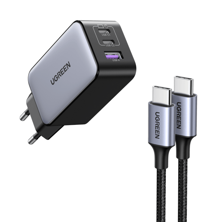 Ugreen 36W QC3.0 Car Charger with USB C Cable Dual USB Ports – UGREEN