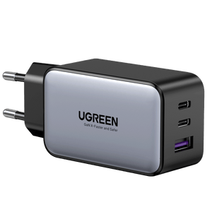 Ugreen Nexode 65W USB C GaN-oplader-3-poorten wandoplader
