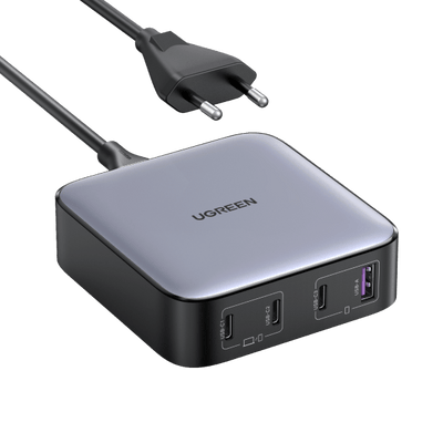 UGREEN Nexode USB C-oplader 100W GaN-bureaubladoplader 4-poorts laptopadapter