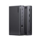 UGREEN Revodok Max 208 Thunderbolt 4 Dock 40Gbps 8-in-1 Docking Station 3*Thunderbolt 4 (Dual 4K@60Hz, Single 8K Display), 85W Aufladen für Laptop, Gigabit Ethernet - UGREEN