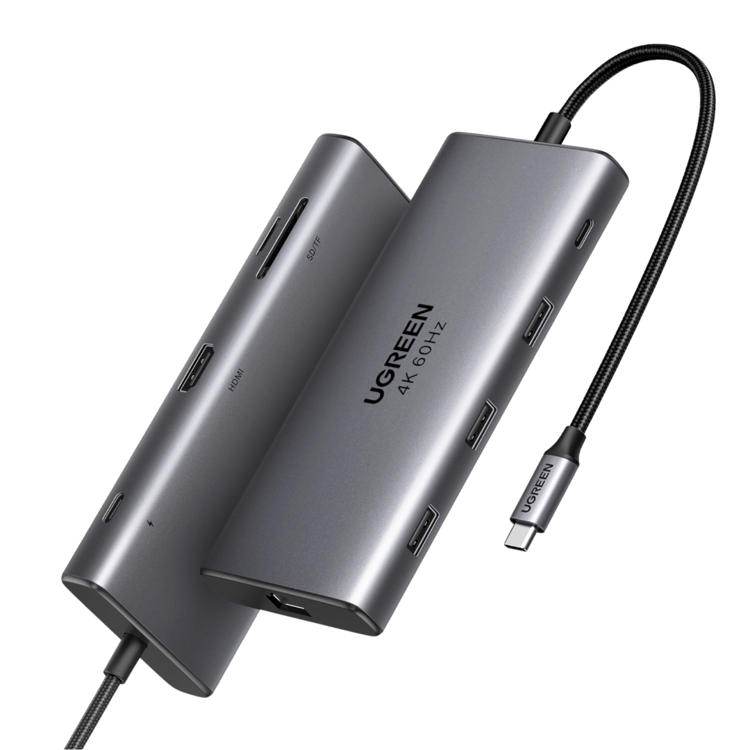 Hub USB C UGREEN Revodok Pro 207 - 7 In 1 Con Doppio HDMI 4K 60Hz E PD 100W - Foto 13