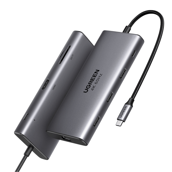 Ugreen Revodok Pro 109 9-in-1 USB-C Hub (10Gbps USB 3.2, 4K@60Hz HDMI) - UGREEN
