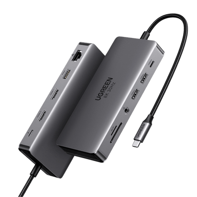 UGREEN Revodok Pro 109 9-in-1 USB-C Hub (10Gbps USB 3.2, 4K@60Hz UGREEN Revodok Pro 109 9-in-1 USB-C Hub (10Gbps USB 3.2, 4K@60Hz