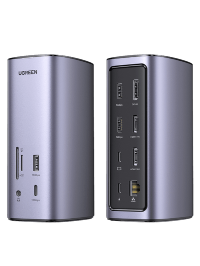 Station d'accueil universelle Ugreen Revodok Pro 312 triple écran 12-en-1 USB C 8K