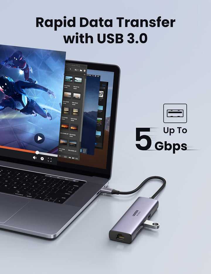 Ugreen USB C 7 in 1 Hub with 4K 60Hz HDMI - UGREEN
