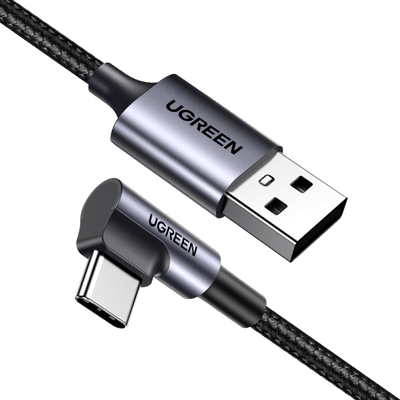 UGREEN USB C Cable 90 Degree 3A Right Angle Type C Charger Cable Fast Charging