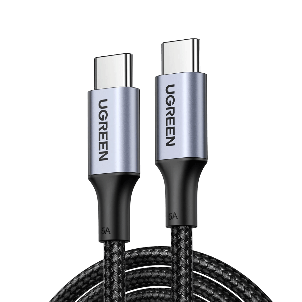 Ugreen USB-C to USB-C 100W 5A Charger Cable (Nylon Braided) | UGREEN EU