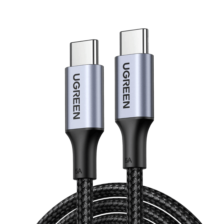 Ugreen USB-C to USB-C 100W 5A Charger Cable (Nylon Braided) - UGREEN