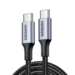 Ugreen USB-C–USB-C 100W 5A töltőkábel (nagy sűrűségű nylon fonat)