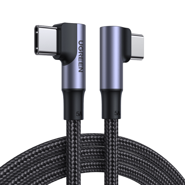 UGREEN USB C USB C Charging Cable 100W Double Angle Plug PD 3.0 QC 4.0 - UGREEN